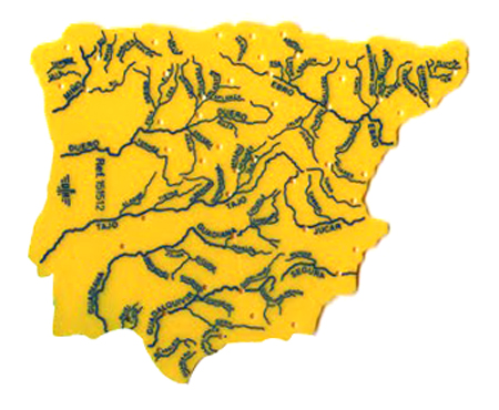 Plantilla mapa rios